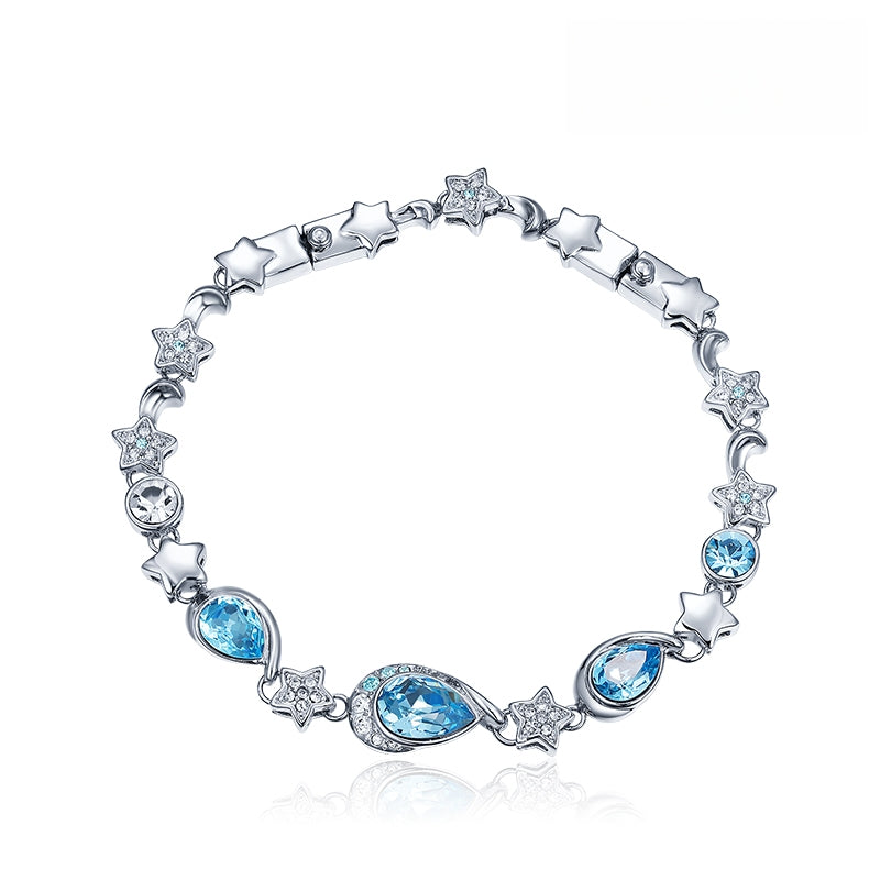 Blue Raindrop Bracelet