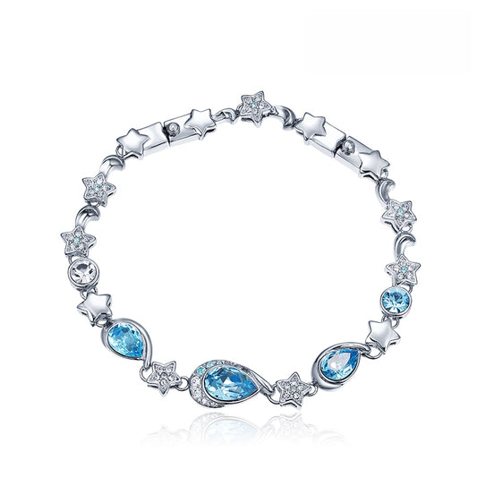 Blue Raindrop Bracelet