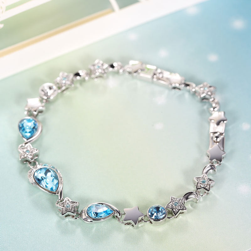 Blue Raindrop Bracelet